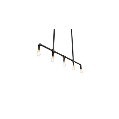 5 Light 48" Wide Linear Pendant