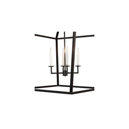4 Light 45" Wide Taper Candle Pendant