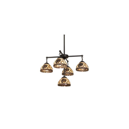Pinecone 5 Light 30" Wide Chandelier