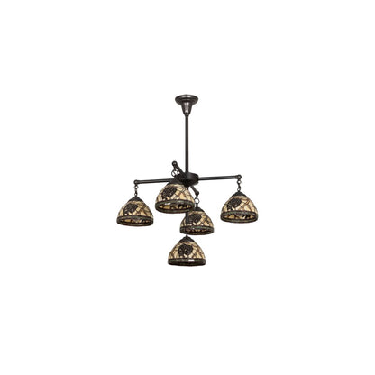 Pinecone 5 Light 30" Wide Chandelier