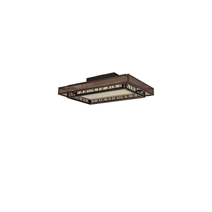 Quadrato Rich Umador 48" Wide LED Semi-Flush Ceiling Fixture
