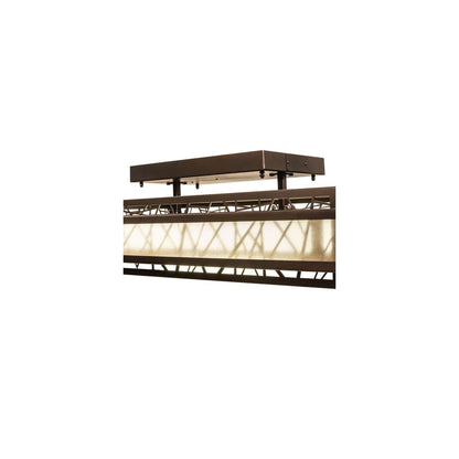 Quadrato Rich Umador 48" Wide LED Semi-Flush Ceiling Fixture