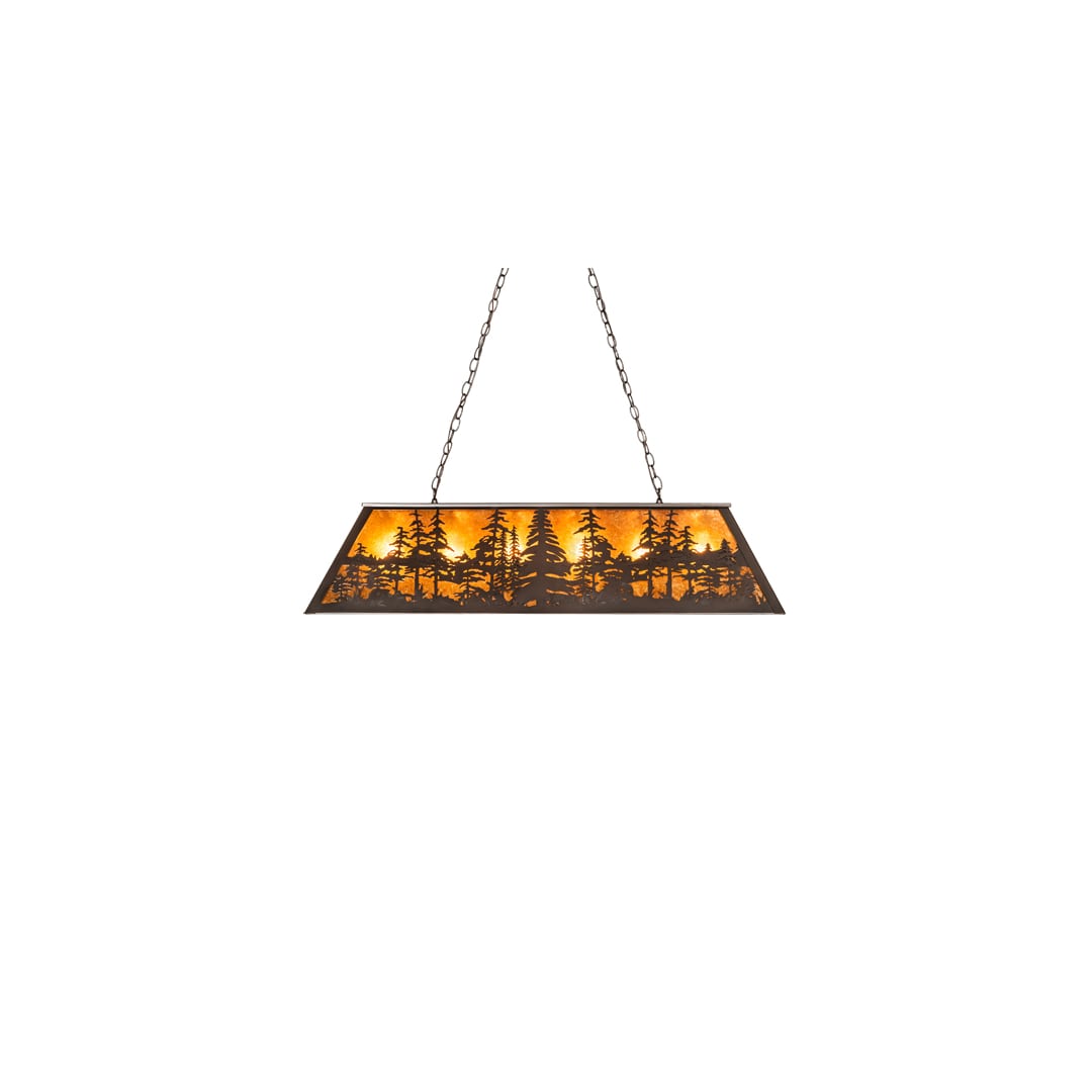 6 Light 48" Wide Billiard Linear Pendant