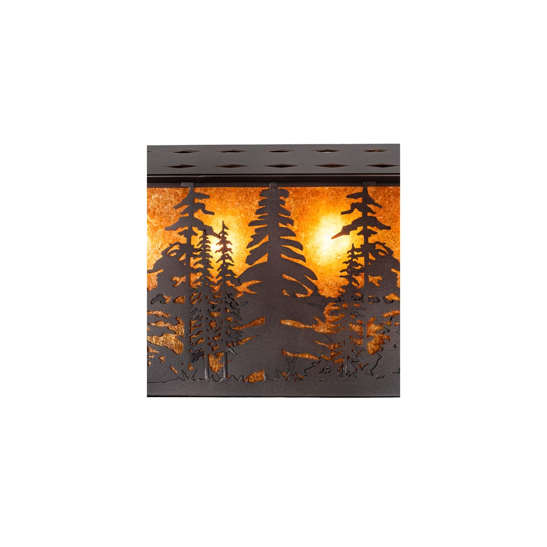 6 Light 48" Wide Billiard Linear Pendant