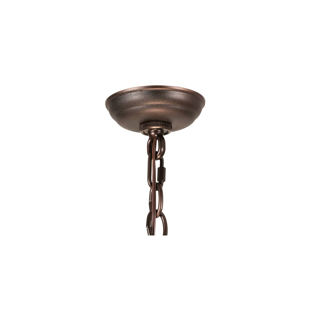 3 Light 16" Wide Abstract Pendant