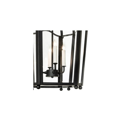 4 Light 20" Wide Taper Candle Pendant