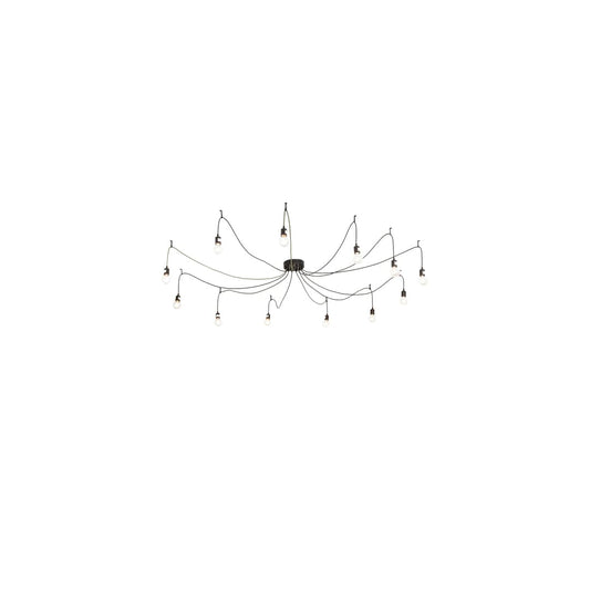 12 Light 120" Wide Suspension Multi Light Pendant