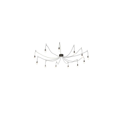 12 Light 120" Wide Suspension Multi Light Pendant