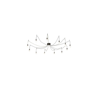 12 Light 120" Wide Suspension Multi Light Pendant