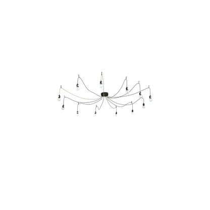 12 Light 120" Wide Suspension Multi Light Pendant