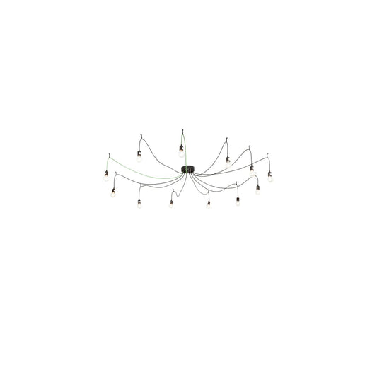 12 Light 120" Wide Suspension Multi Light Pendant