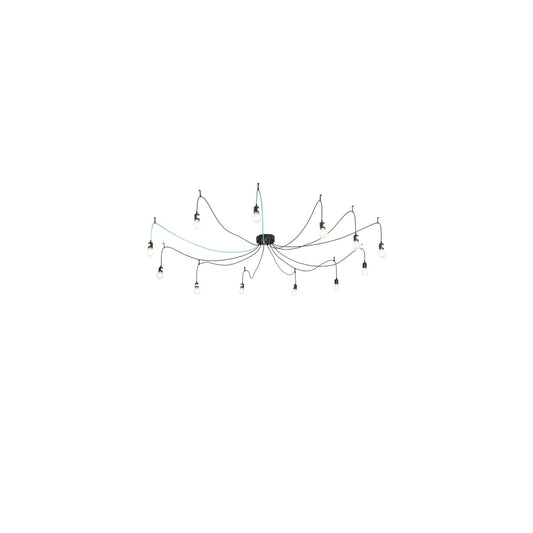 12 Light 120" Wide Suspension Multi Light Pendant