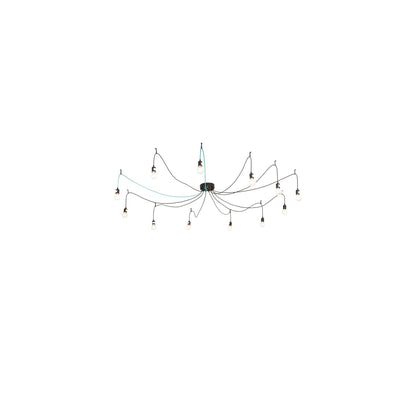 12 Light 120" Wide Suspension Multi Light Pendant