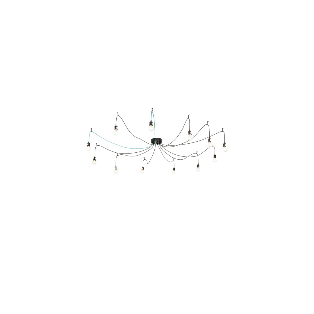 12 Light 120" Wide Suspension Multi Light Pendant