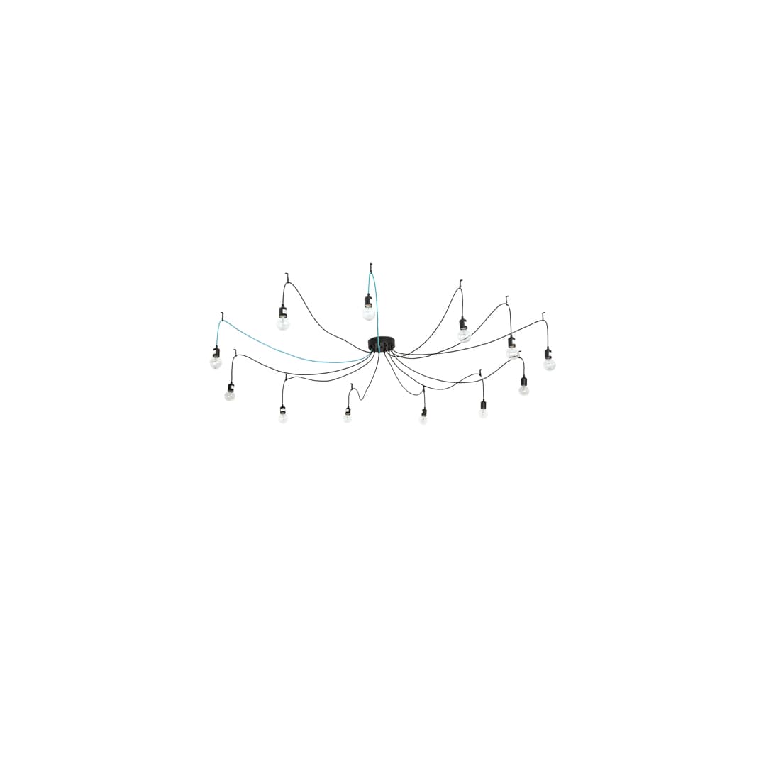 12 Light 120" Wide Suspension Multi Light Pendant