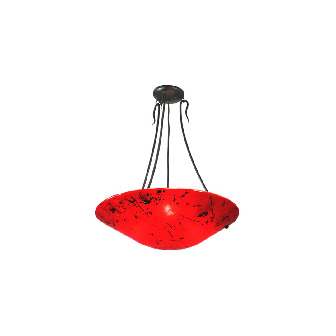 Metro Fusion 3 Light 21" Wide Semi-Flush Bowl Ceiling Fixture