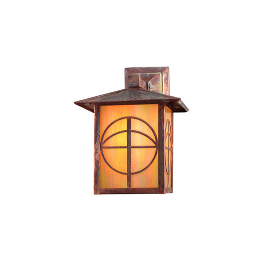 Seneca Circle Cross 12" Tall Wall Sconce