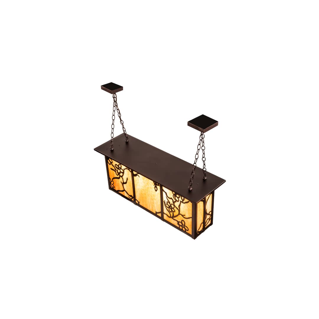 4 Light 38" Wide Linear Pendant