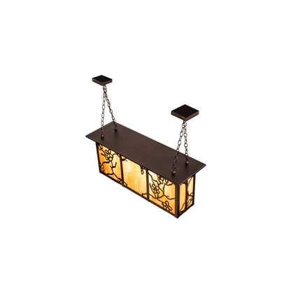 4 Light 38" Wide Linear Pendant