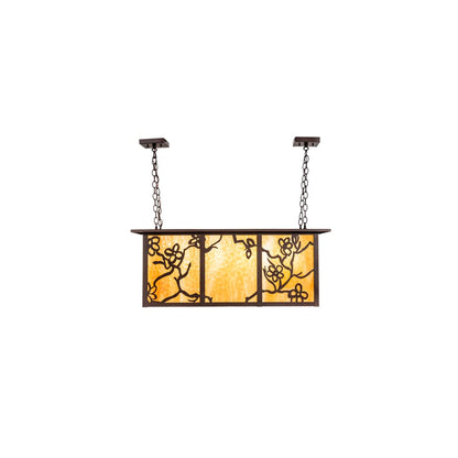 4 Light 38" Wide Linear Pendant