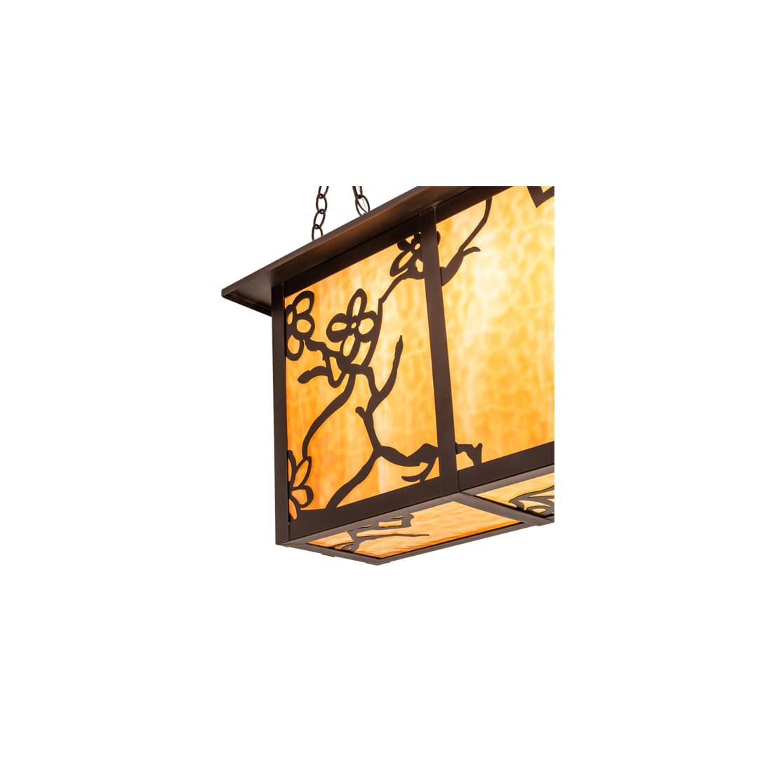 4 Light 38" Wide Linear Pendant