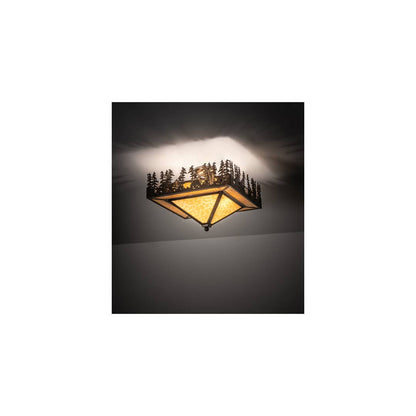 Pine Lake 2 Light 27" Wide Semi-Flush Ceiling Fixture