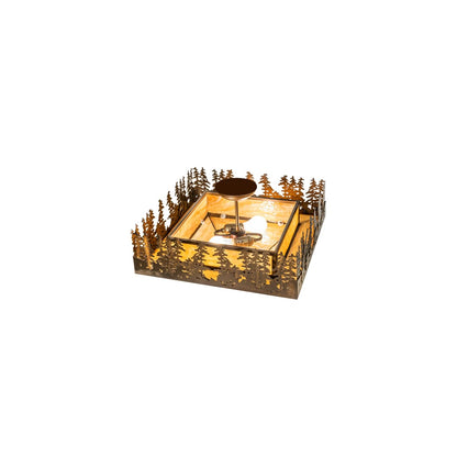 Pine Lake 2 Light 27" Wide Semi-Flush Ceiling Fixture