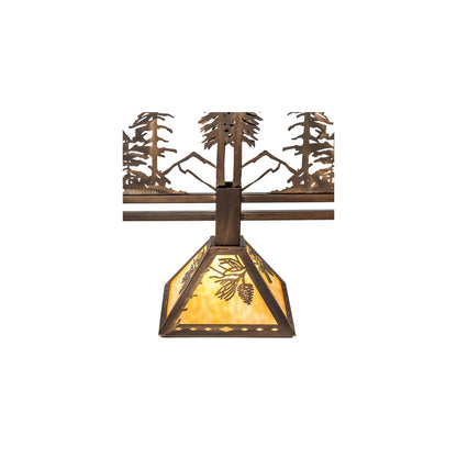 3 Light 45" Wide Linear Pendant