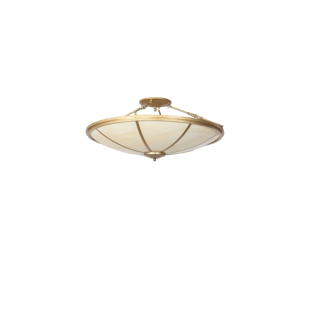 Commerce 8 Light 45" Wide Semi-Flush Bowl Ceiling Fixture
