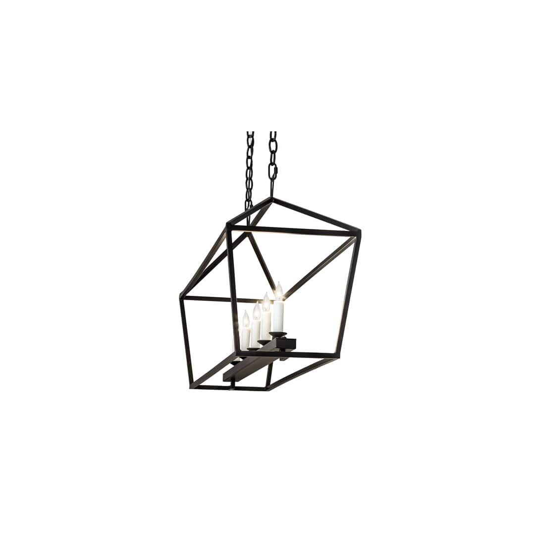 5 Light 41" Wide Taper Candle Linear Pendant