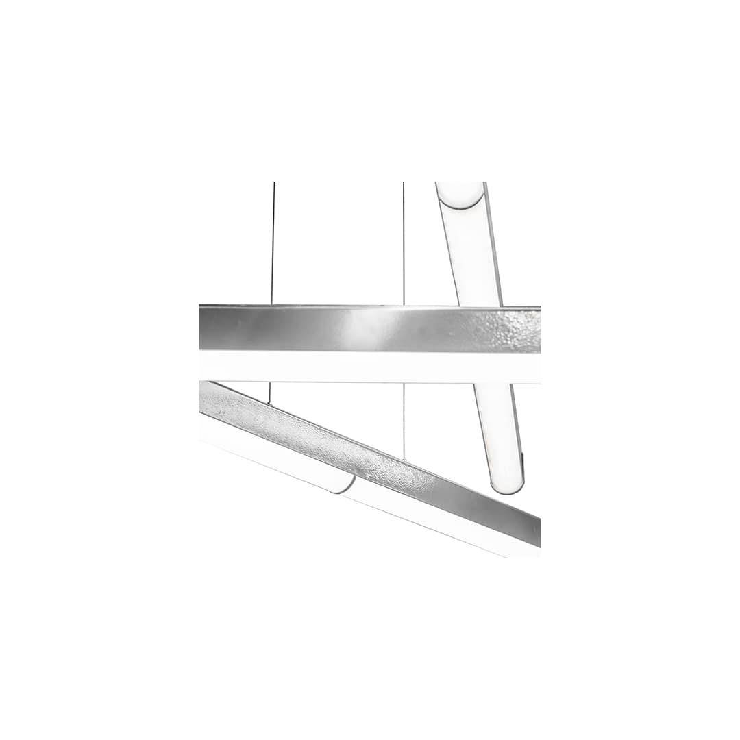 6 Light 93" Wide Abstract Multi Light Pendant