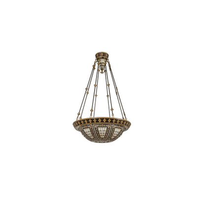 Fleur-de-lis 4 Light 28" Wide Pendant