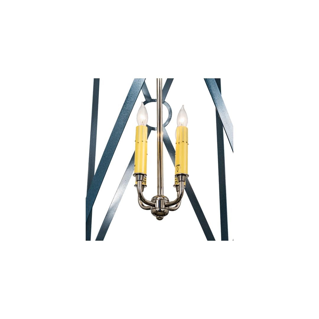 8 Light 18" Wide Taper Candle Pendant