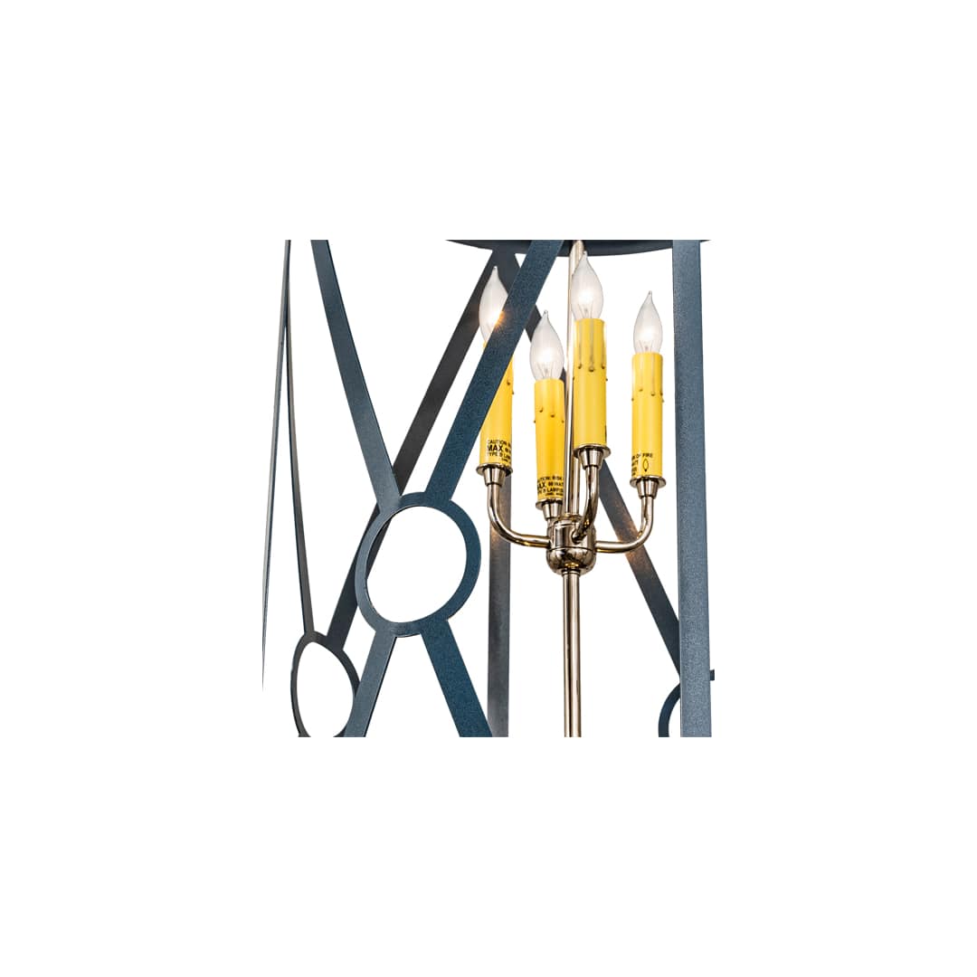 8 Light 18" Wide Taper Candle Pendant