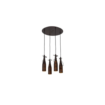 4 Light 18" Wide Multi Light Pendant