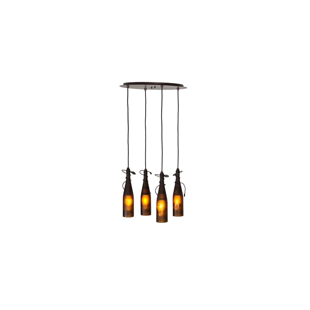 4 Light 18" Wide Multi Light Pendant