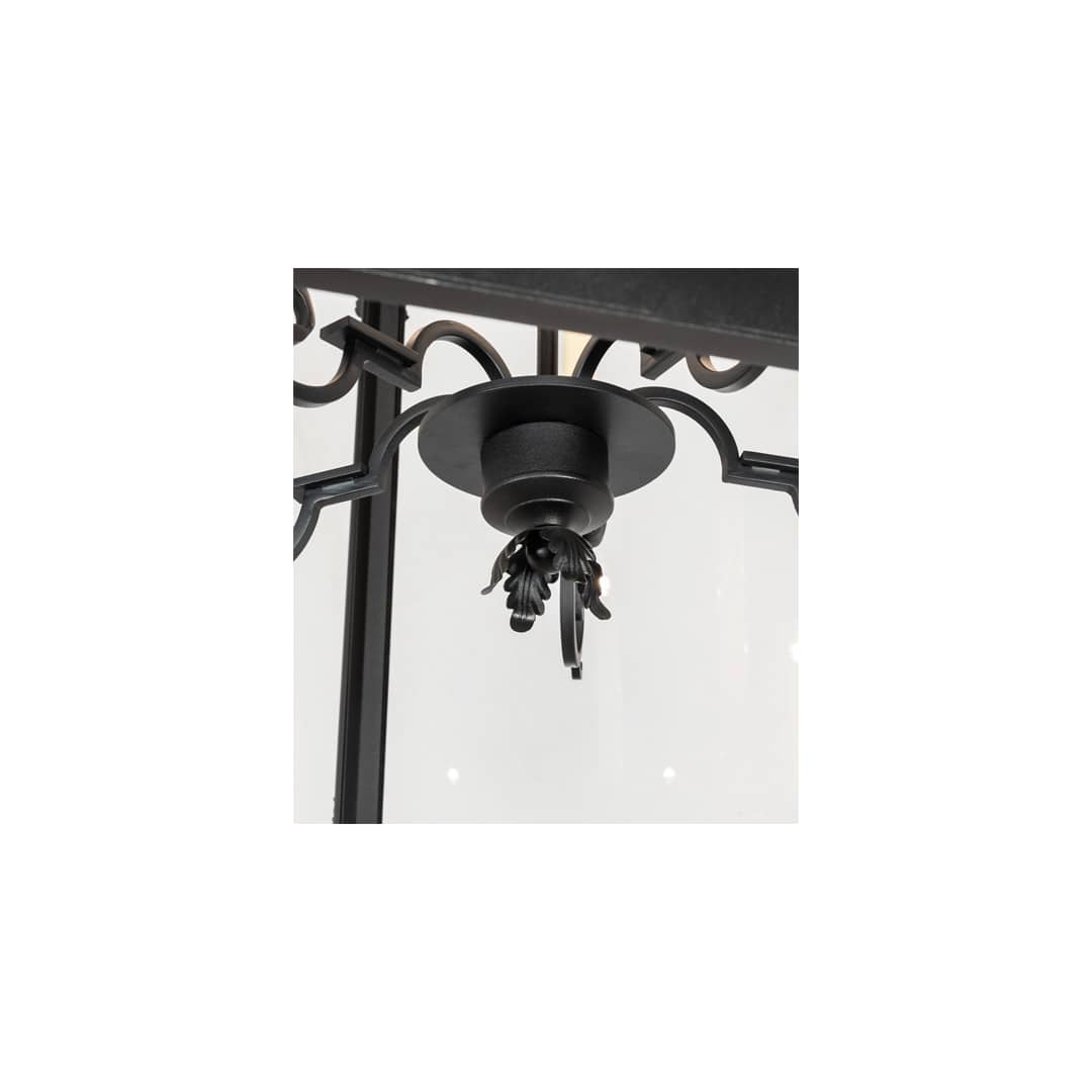 5 Light 46" Wide Taper Candle Pendant