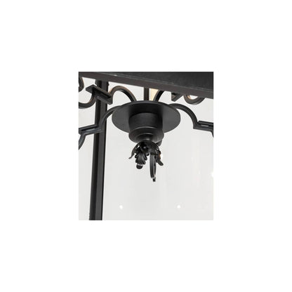 5 Light 46" Wide Taper Candle Pendant