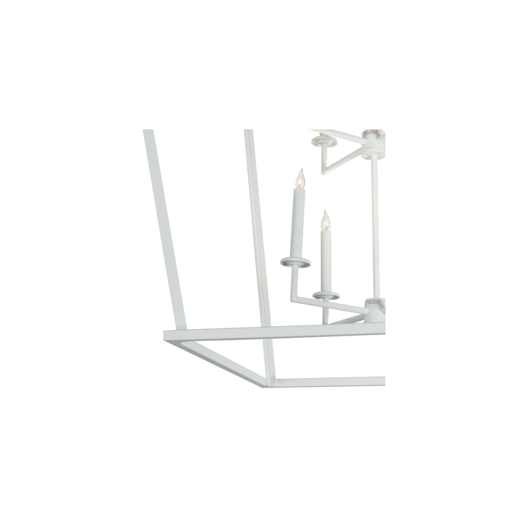 8 Light 51" Wide Taper Candle Pendant