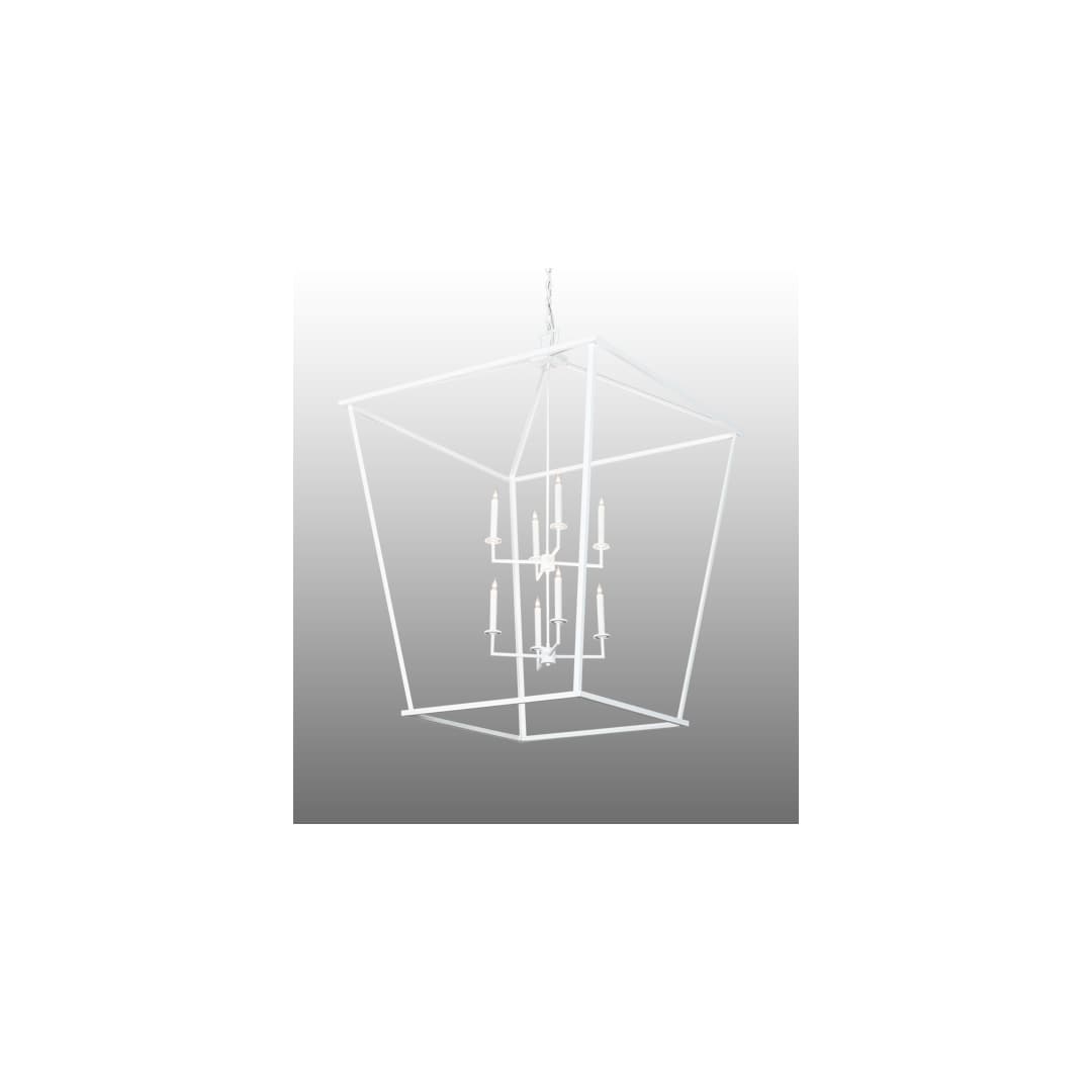 8 Light 59" Wide Taper Candle Pendant