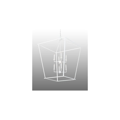 8 Light 59" Wide Taper Candle Pendant