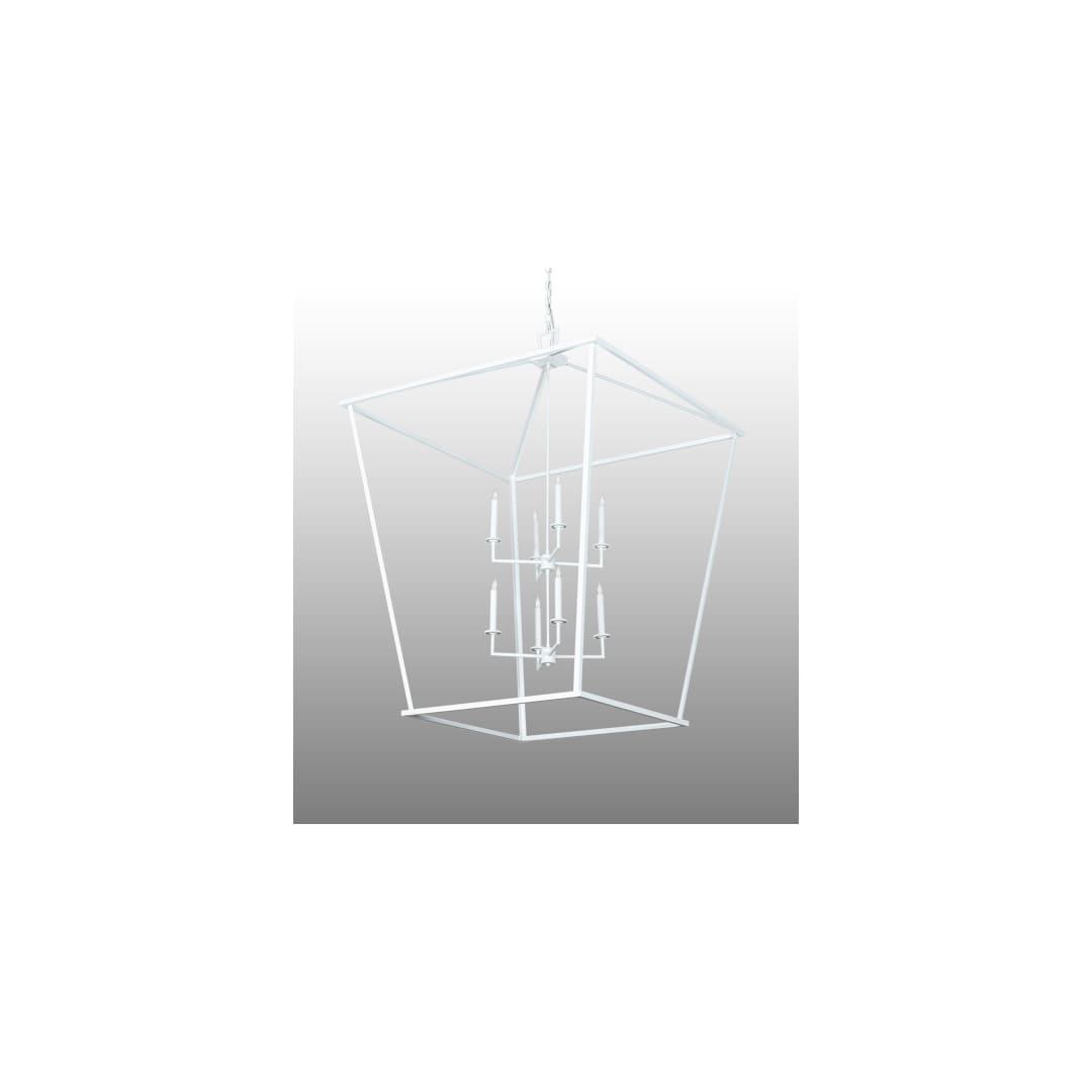 8 Light 59" Wide Taper Candle Pendant