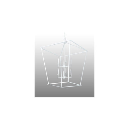 8 Light 59" Wide Taper Candle Pendant