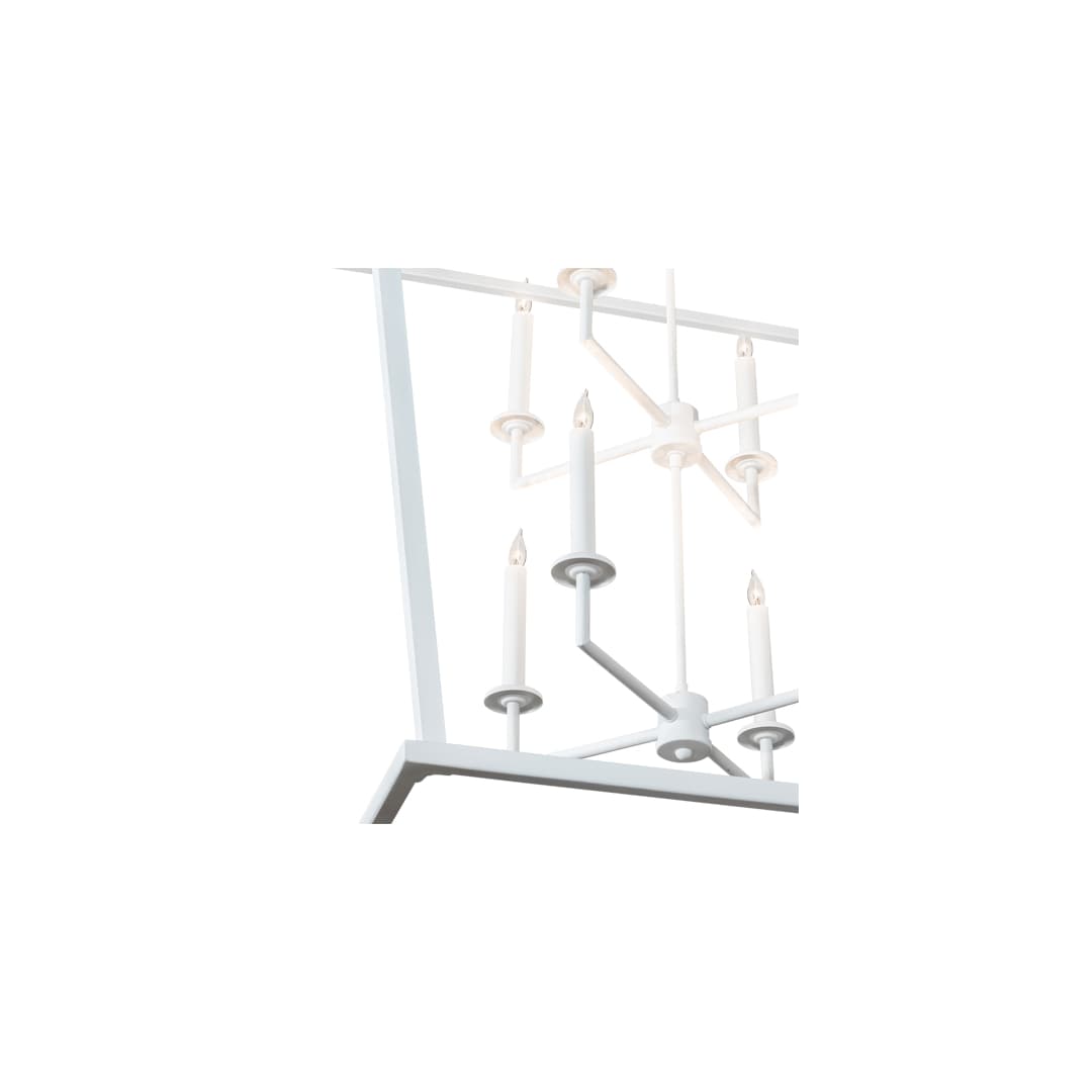 8 Light 59" Wide Taper Candle Pendant