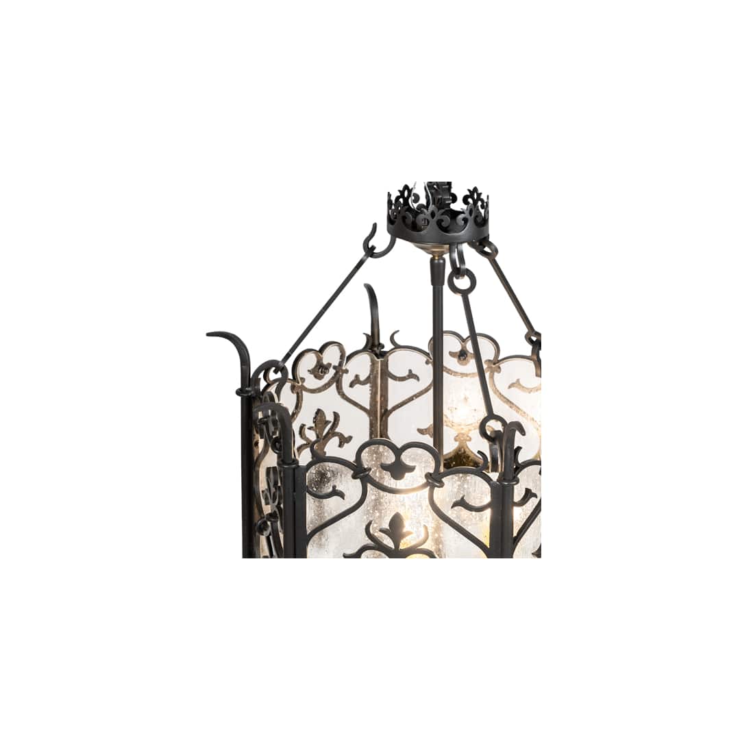 6 Light 18" Wide Taper Candle Pendant