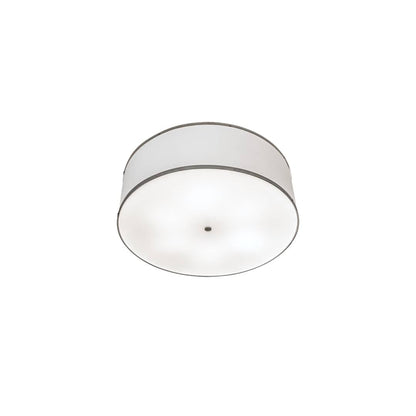 Cilindro 6 Light 36" Wide Semi-Flush Drum Ceiling Fixture - Champagne Finish