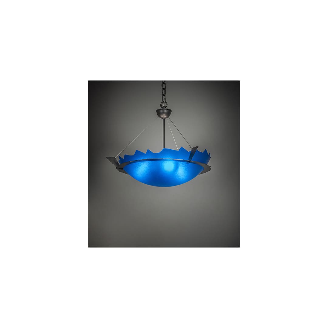 3 Light 23" Wide Abstract Pendant