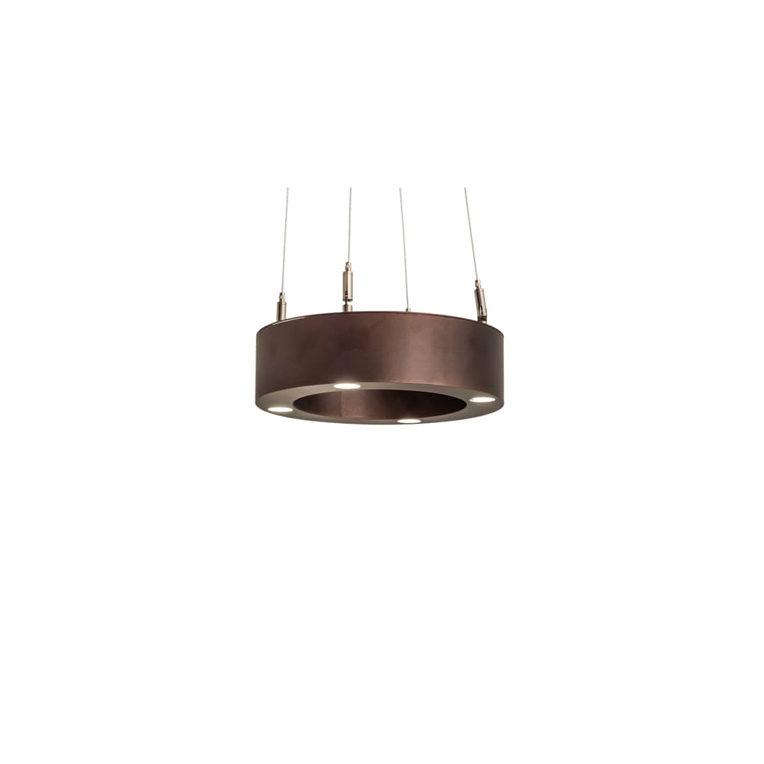 4 Light 10" Wide Suspension Pendant