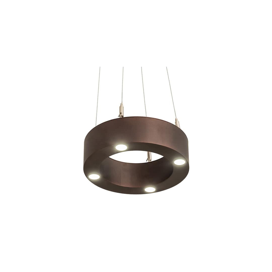 4 Light 10" Wide Suspension Pendant