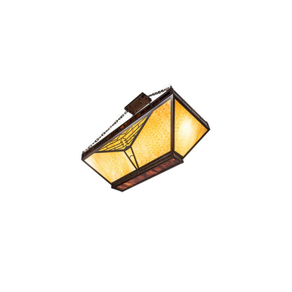 Nuevo Mission 9 Light 48" Wide Semi-Flush Linear Ceiling Fixture